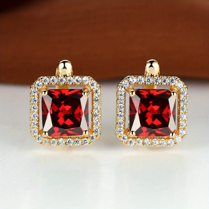 Velour Halo Stud Earrings