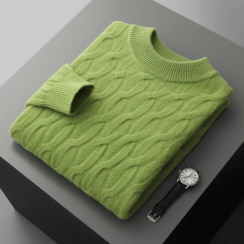 Whitney Cable Knit Wool Sweater