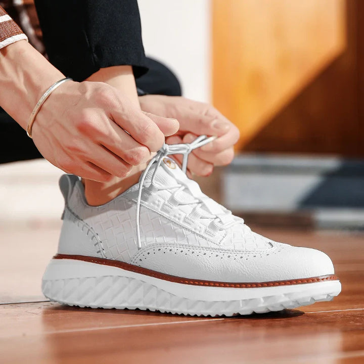Casey Leather Brogue Sneakers