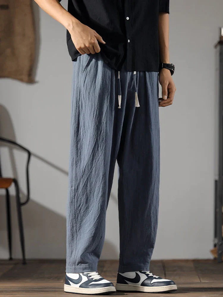 Stephanie Linen Drawstring Pants