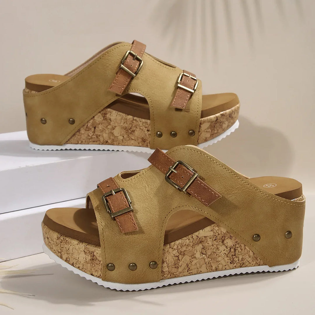 Amber Wedge Platform Sandals