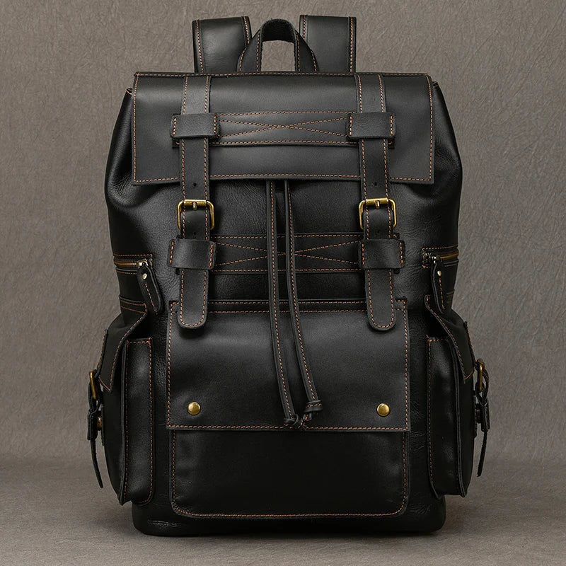 The Chase Full-Grain Leather Backpack