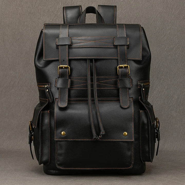 The Chase Full-Grain Leather Backpack