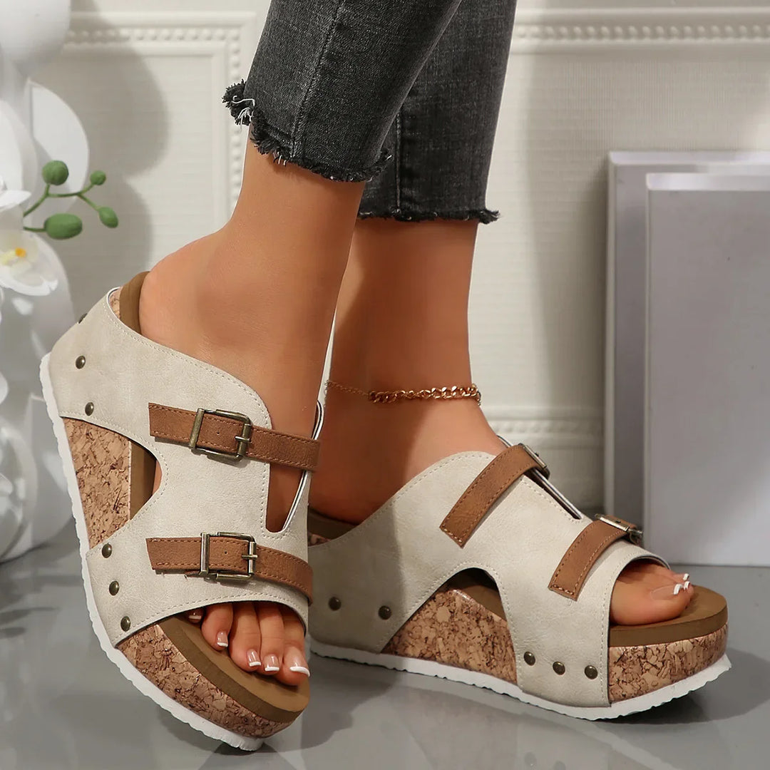 Amber Wedge Platform Sandals