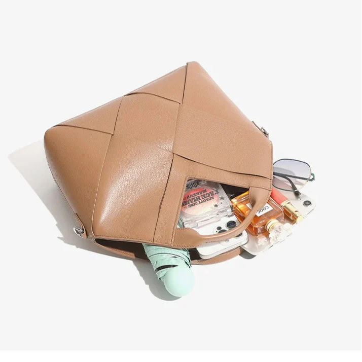 Velour Contour Structured Handbag