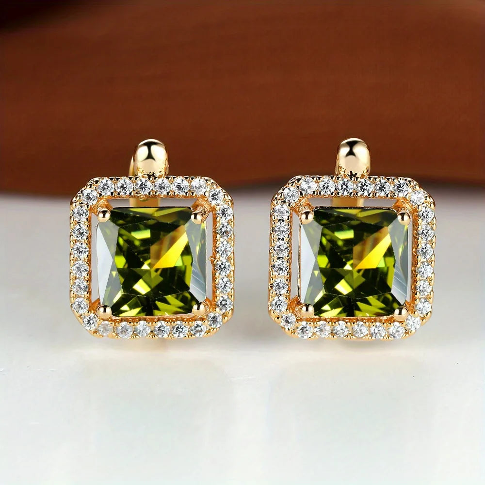 Velour Halo Stud Earrings