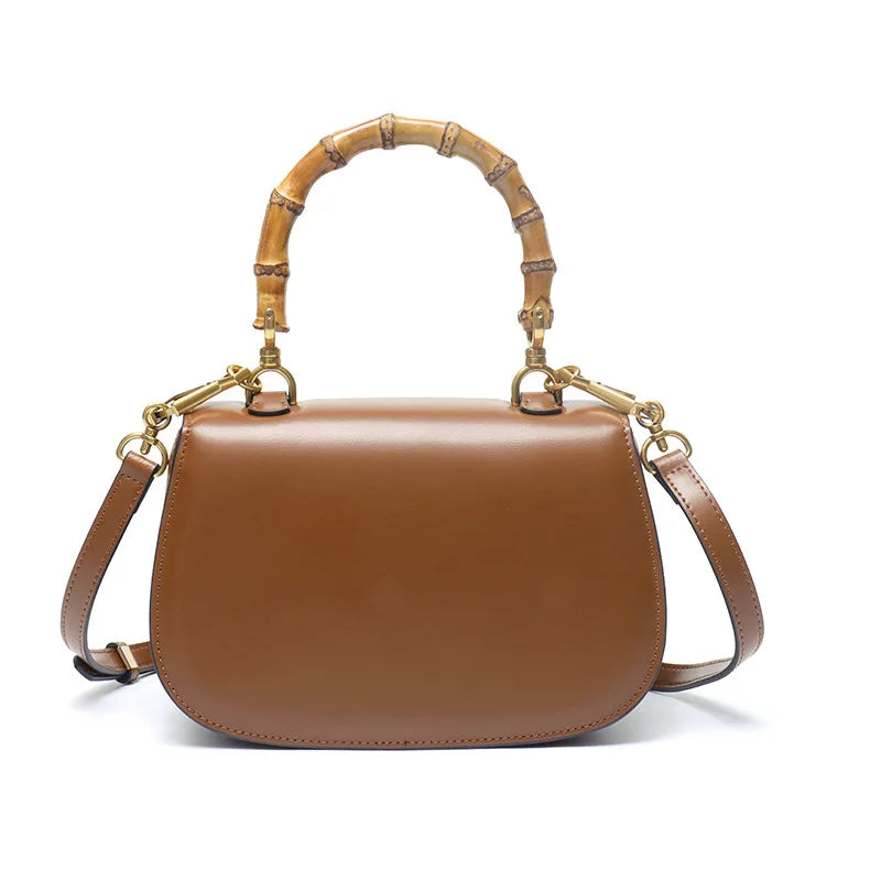 The Hayden Bamboo Top-Handle Bag
