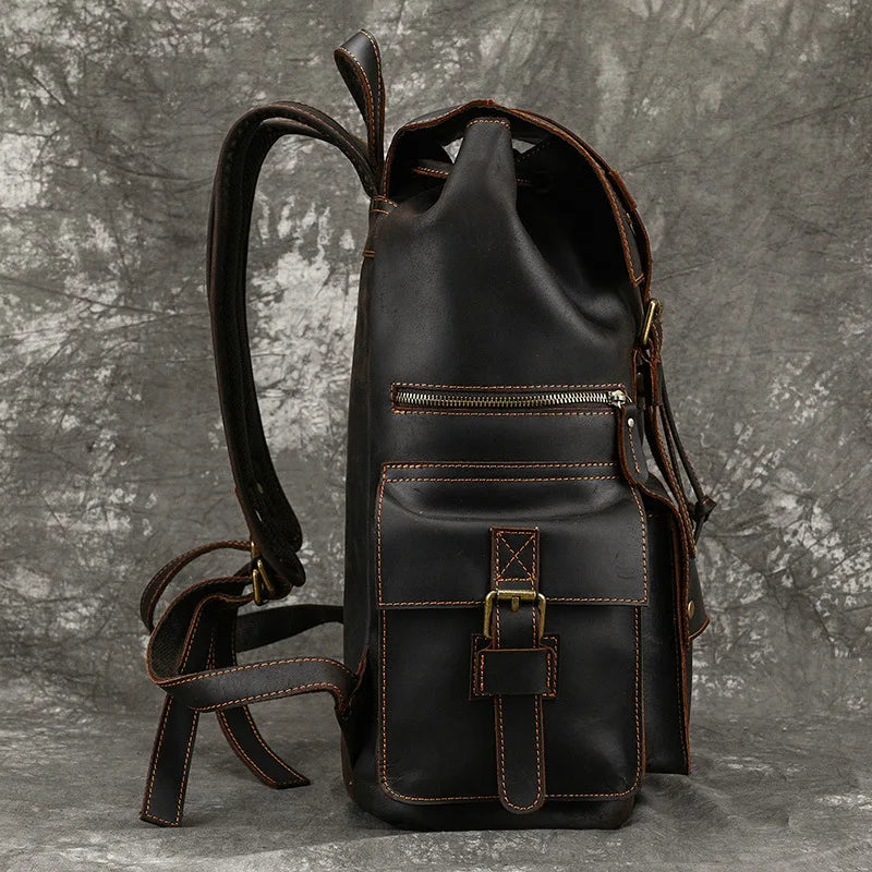 The Chase Full-Grain Leather Backpack
