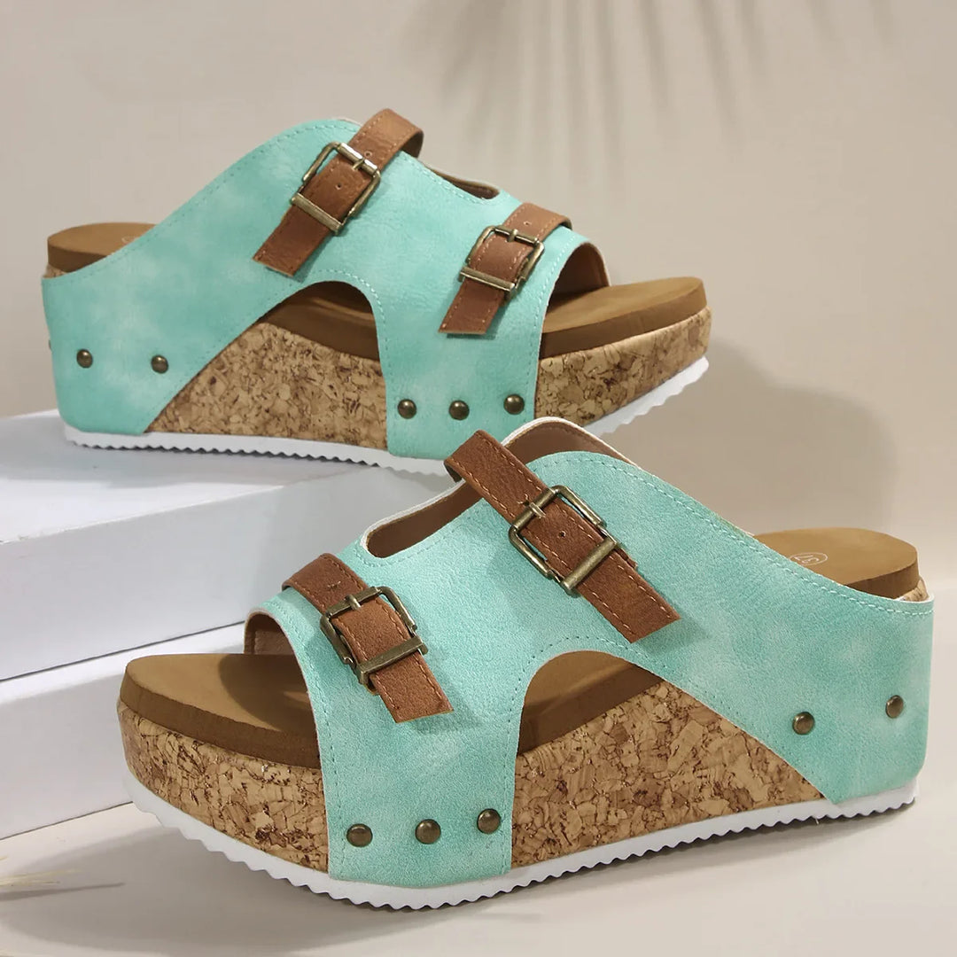 Amber Wedge Platform Sandals
