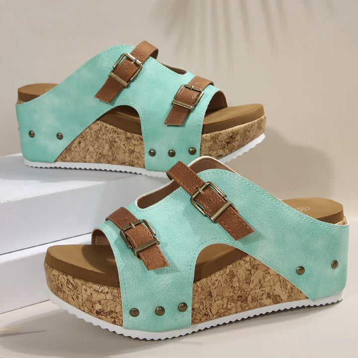 Amber Wedge Platform Sandals