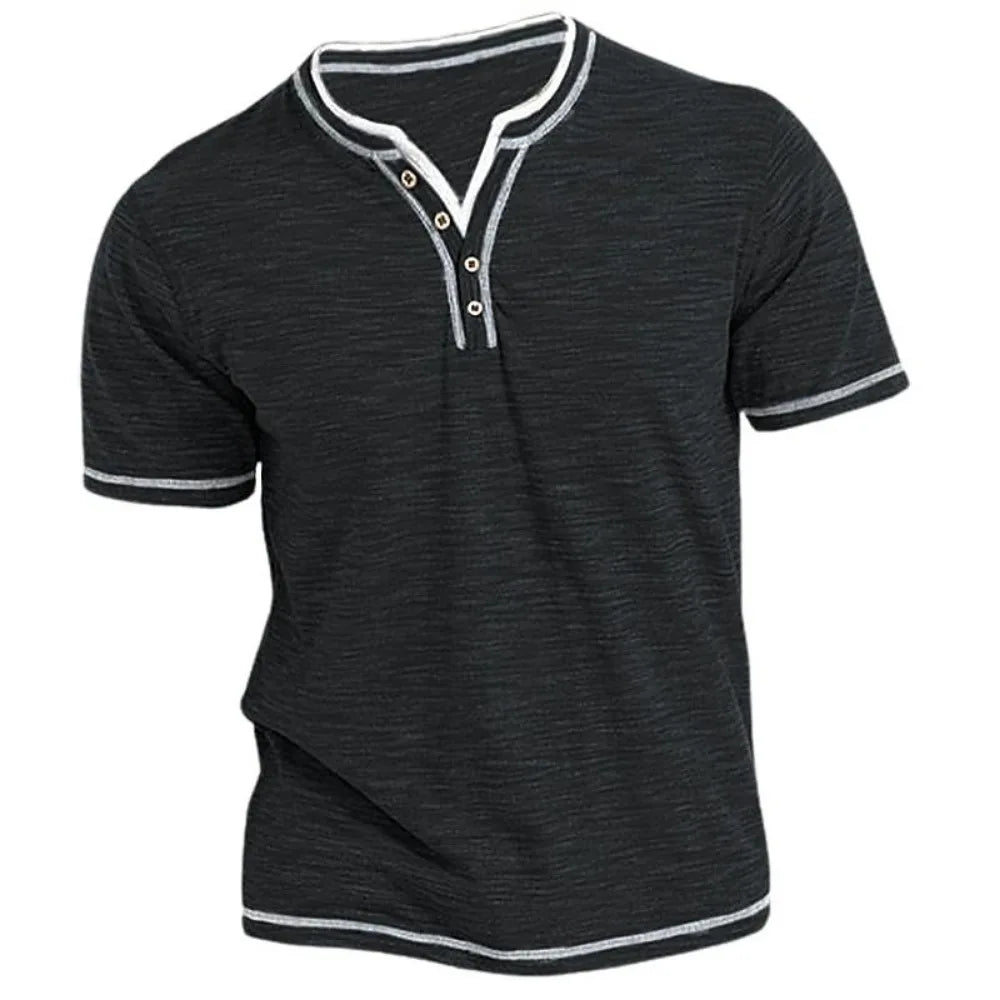 Jason Wash Short Sleeve Henley