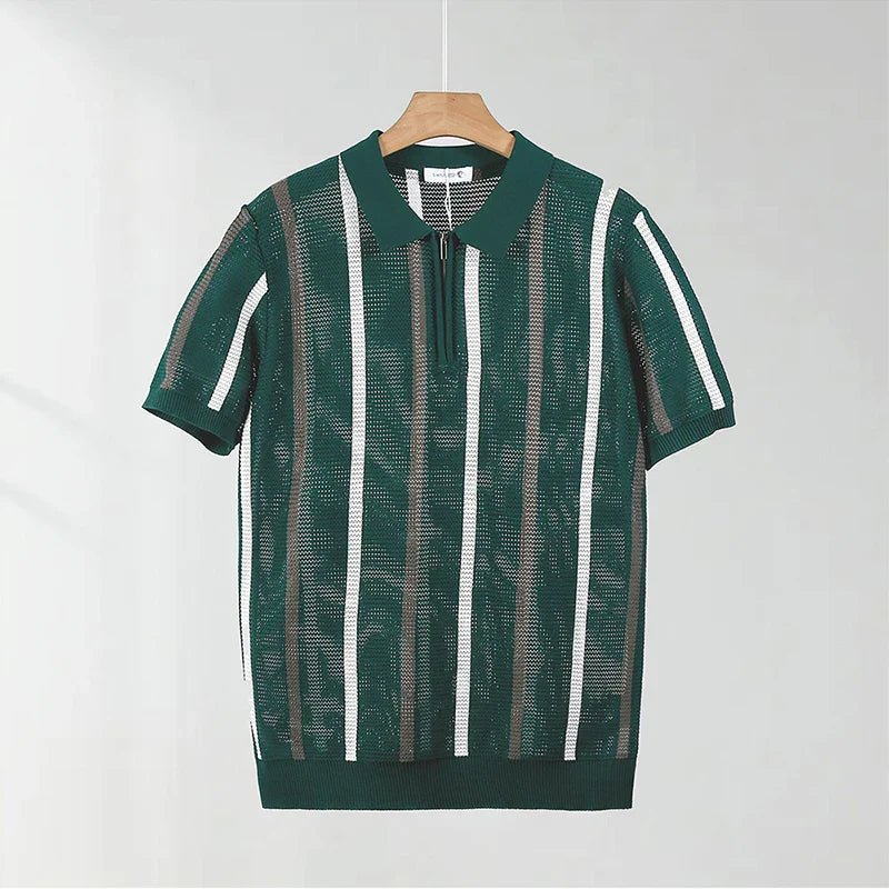 Cody Open Knit Polo