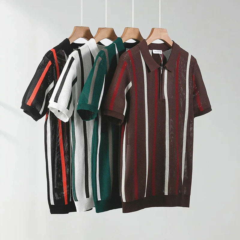Cody Open Knit Polo