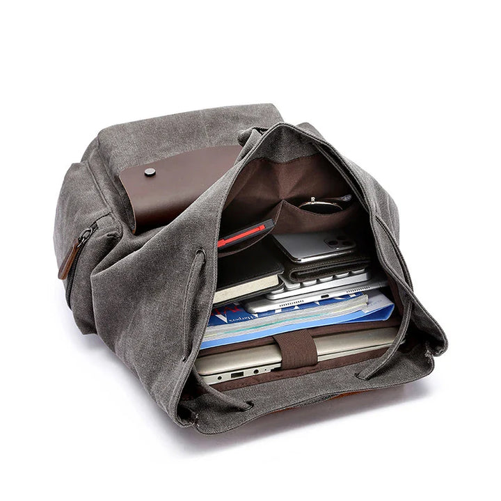 Sterling Canvas & Leather Backpack