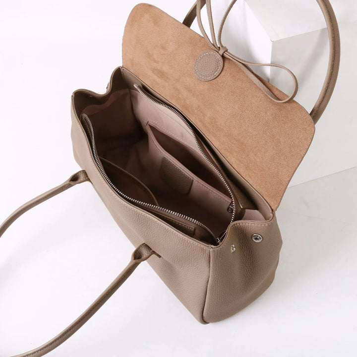 Shelby Bow Leather Handbag