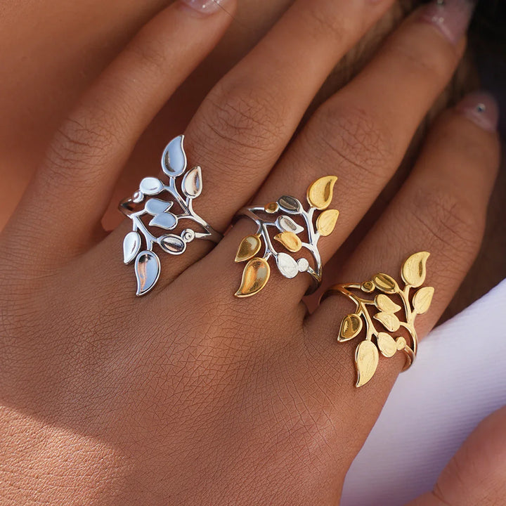 Velour Botanical Ring