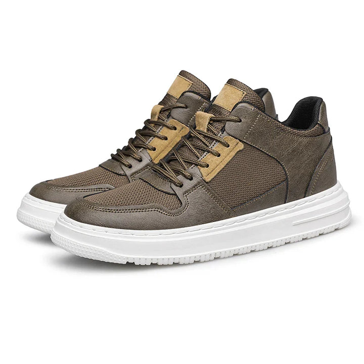Sterling Leather Mid Top Sneaker