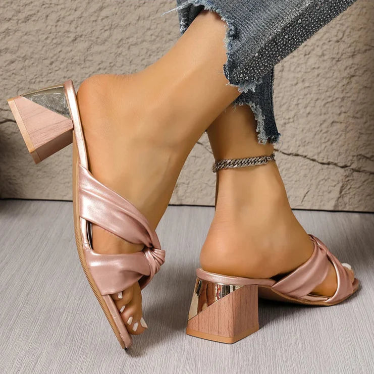 Ashley Block Heel Sandal