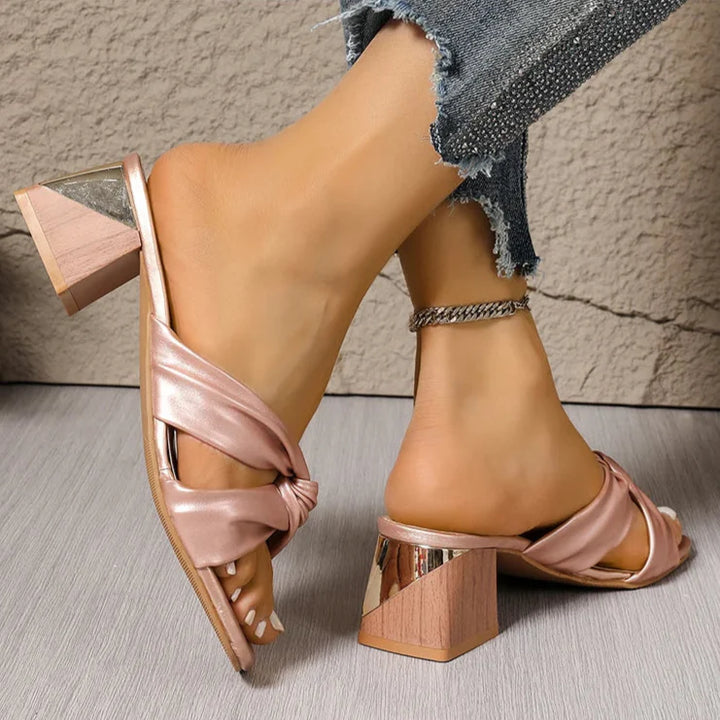 Ashley Block Heel Sandal