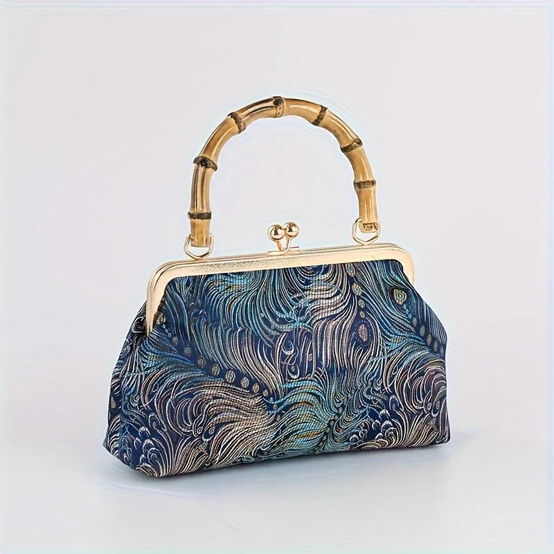 Brooke Bamboo Handle Purse