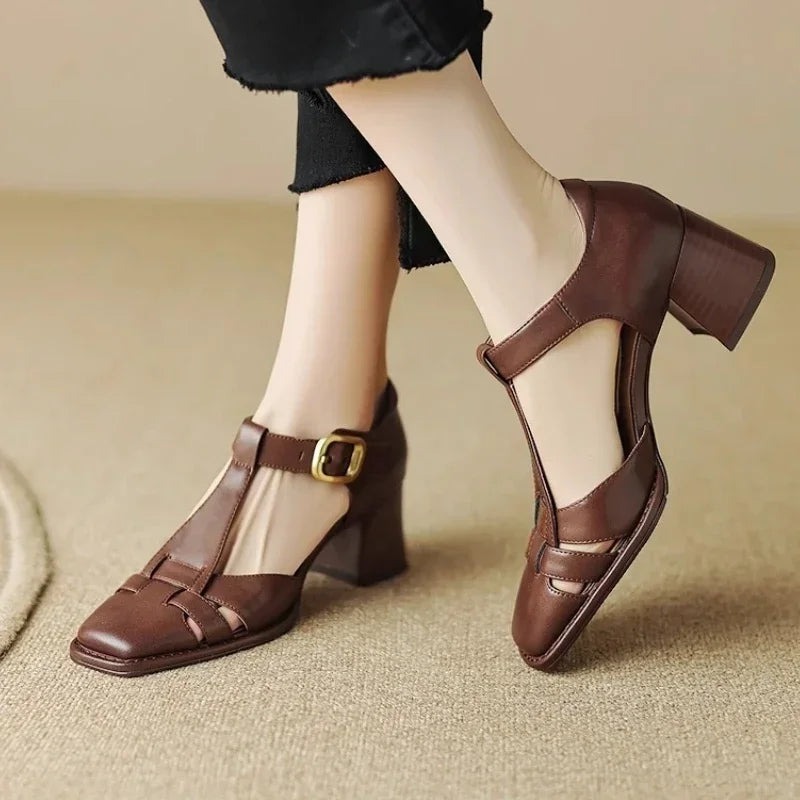 Grace Block Heel Sandal