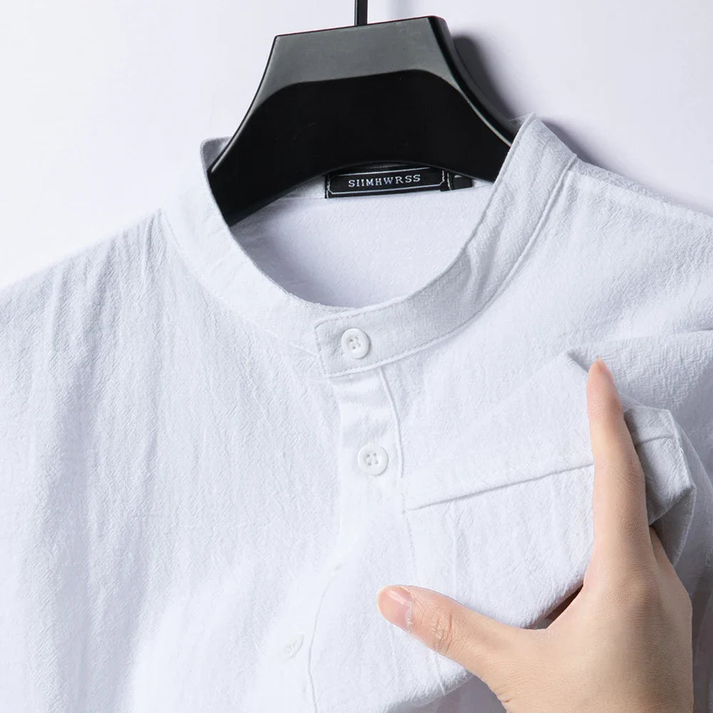 Devon Coastal Cotton-Linen Shirt
