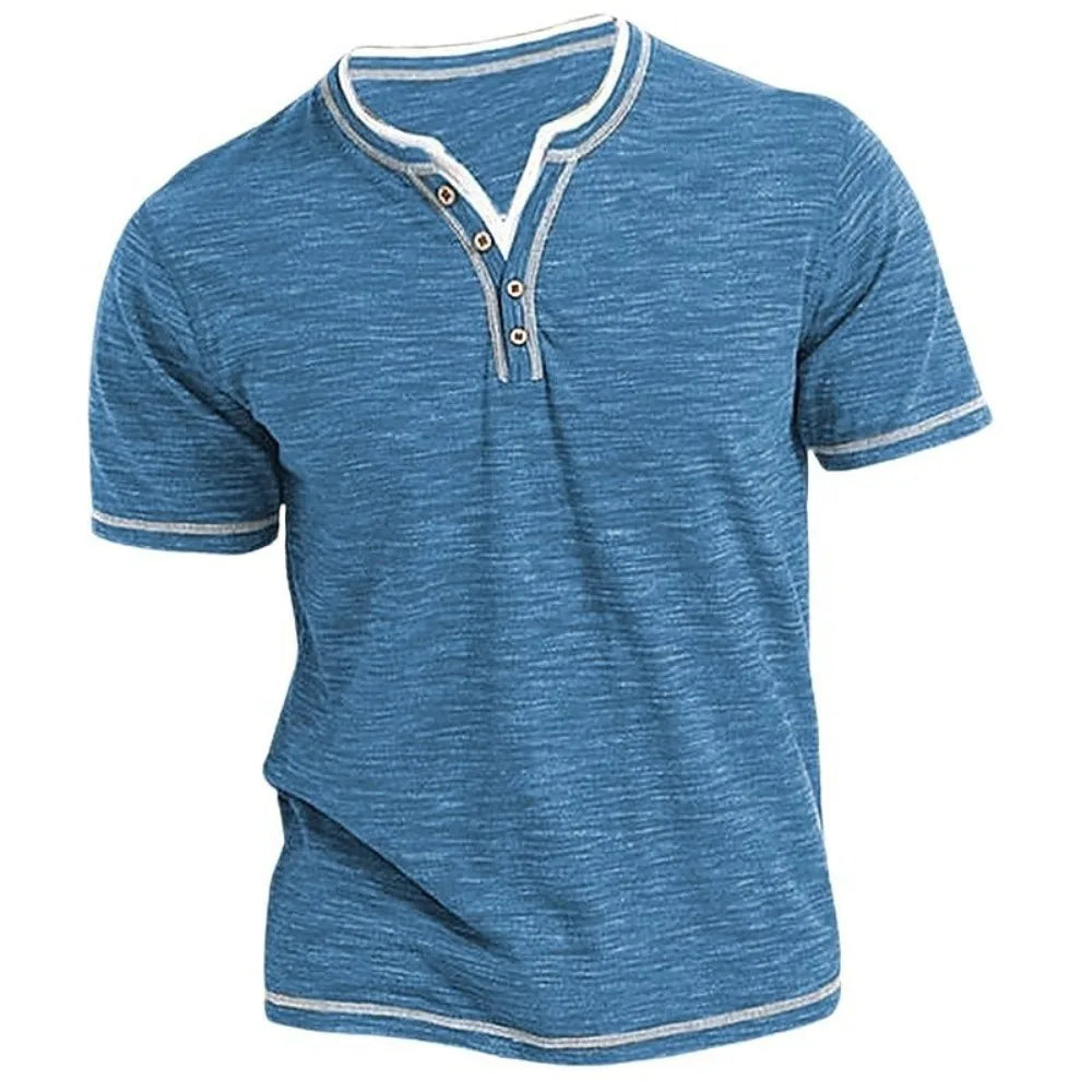 Jason Wash Short Sleeve Henley