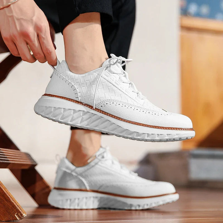 Casey Leather Brogue Sneakers