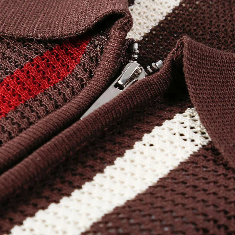 Cody Open Knit Polo