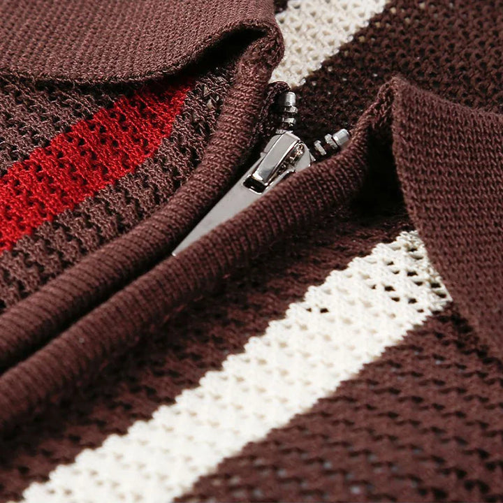 Cody Open Knit Polo