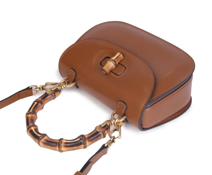 The Hayden Bamboo Top-Handle Bag