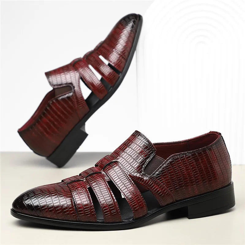 Rachel Cut Out Crocodile Loafer