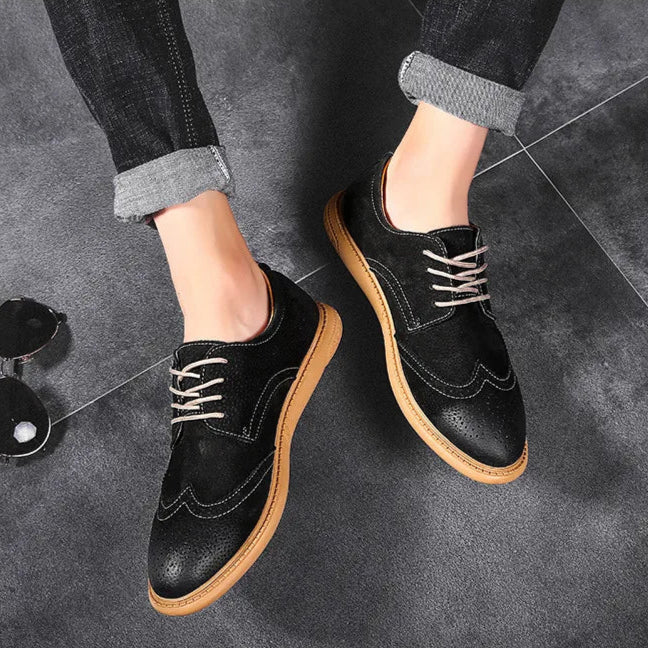 Brody Suede Wingtip Shoe