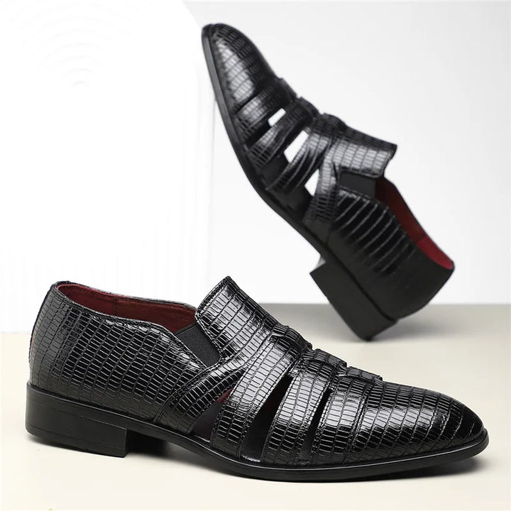 Rachel Cut Out Crocodile Loafer