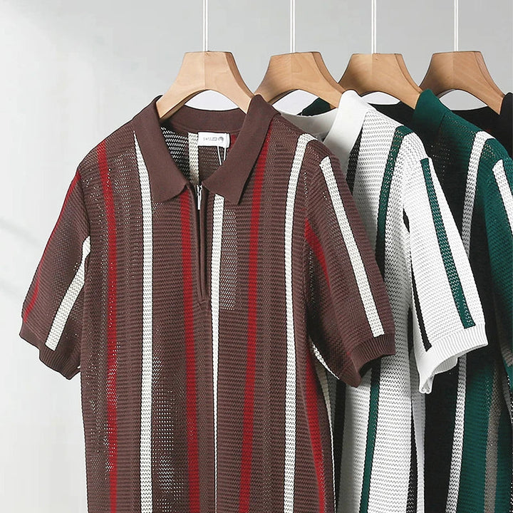 Cody Open Knit Polo