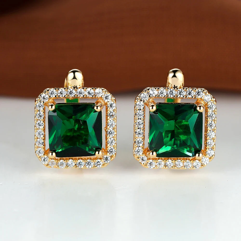 Velour Halo Stud Earrings