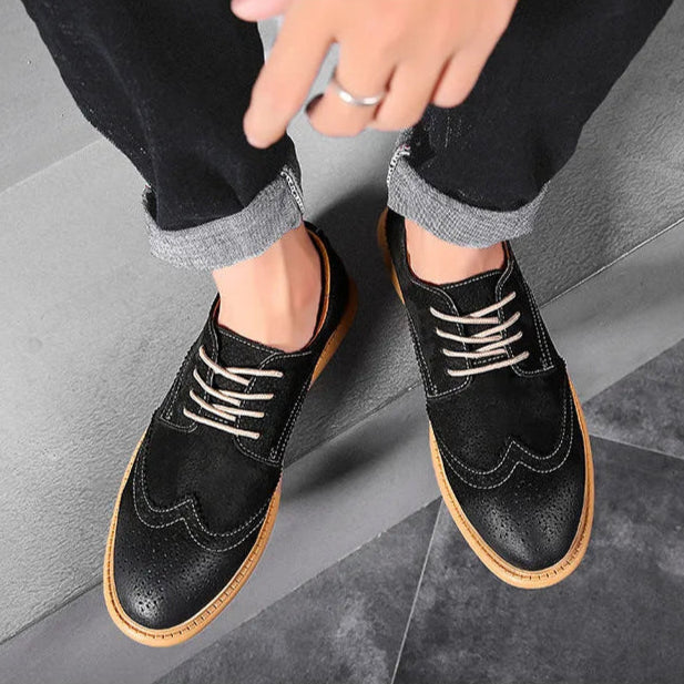 Brody Suede Wingtip Shoe