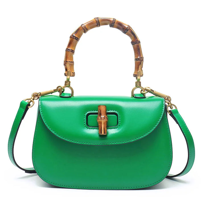 The Hayden Bamboo Top-Handle Bag
