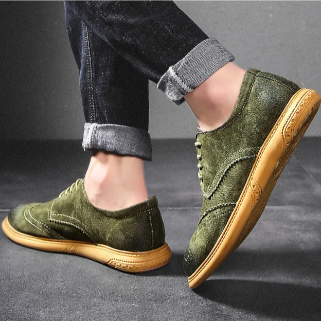 Brody Suede Wingtip Shoe