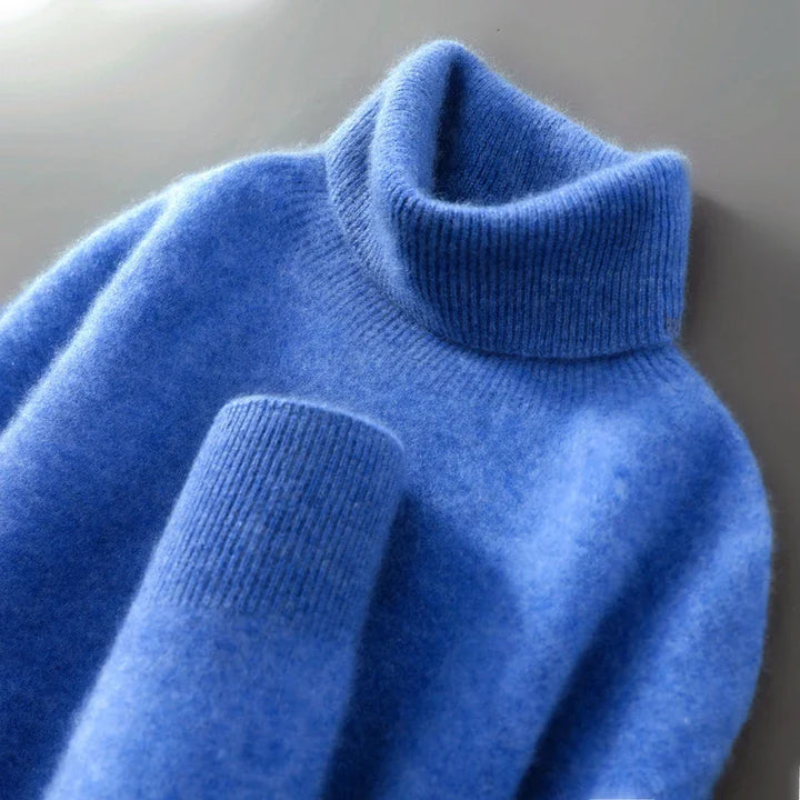 Nicole Tailored Wool Turtleneck