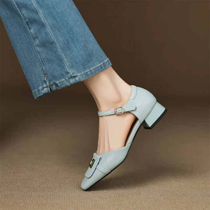 Rachel Block Heel Pump