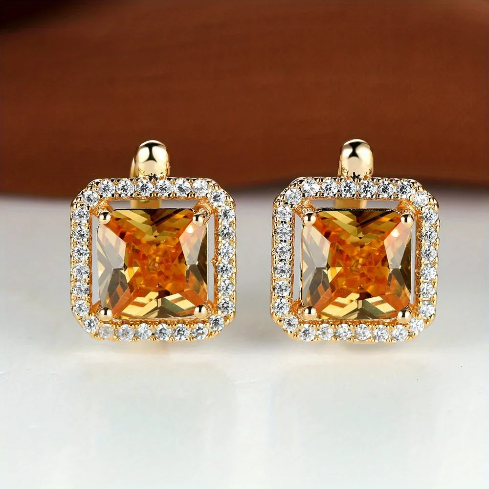 Velour Halo Stud Earrings