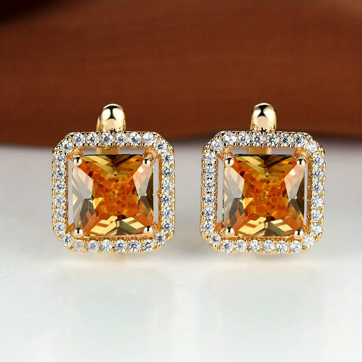 Velour Halo Stud Earrings