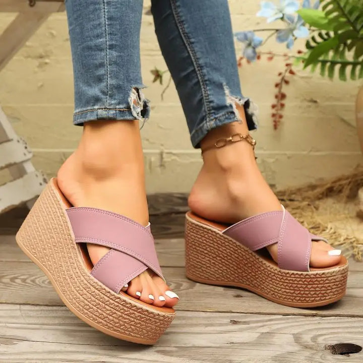 Grace Platform Wedge Sandal