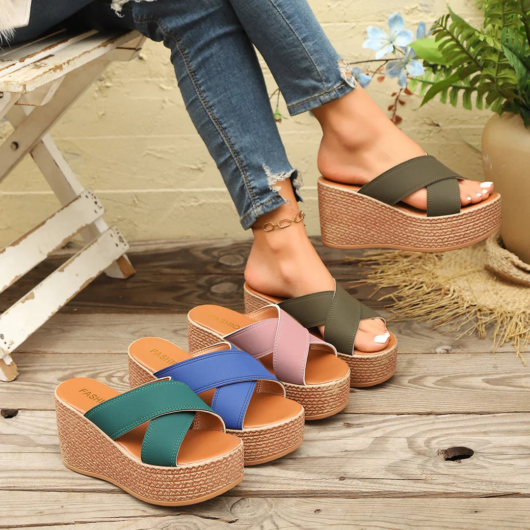 Grace Platform Wedge Sandal