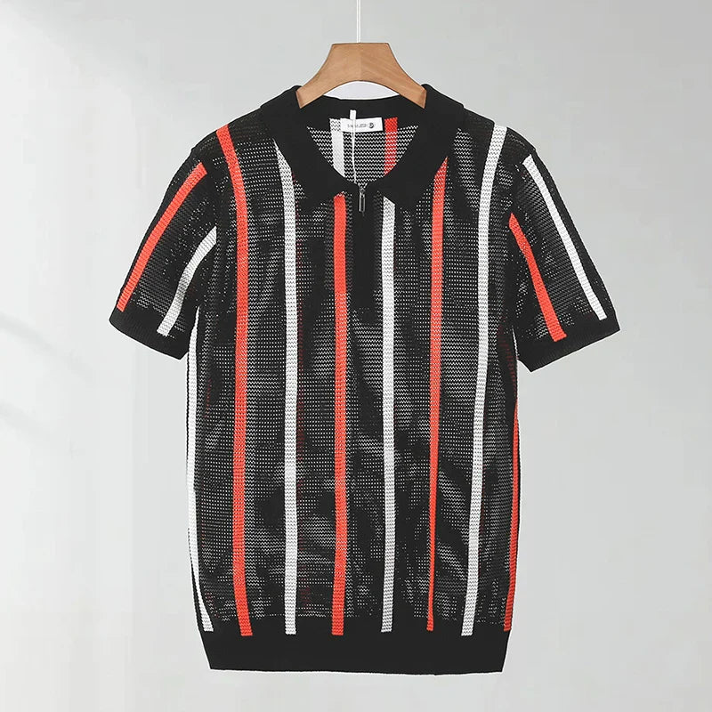 Cody Open Knit Polo