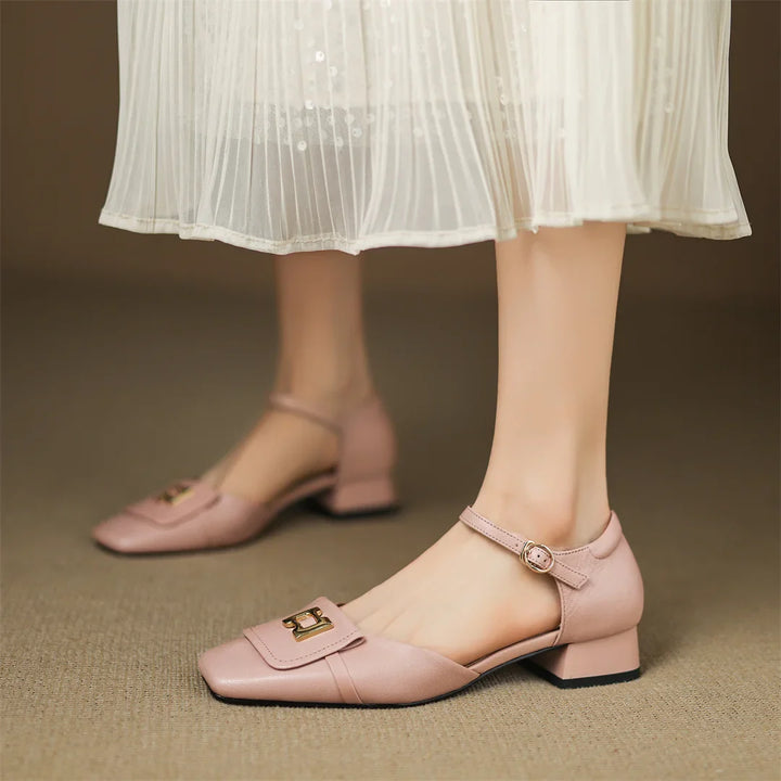 Rachel Block Heel Pump