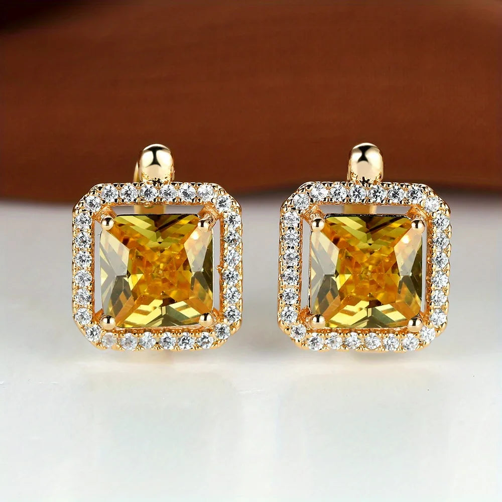 Velour Halo Stud Earrings