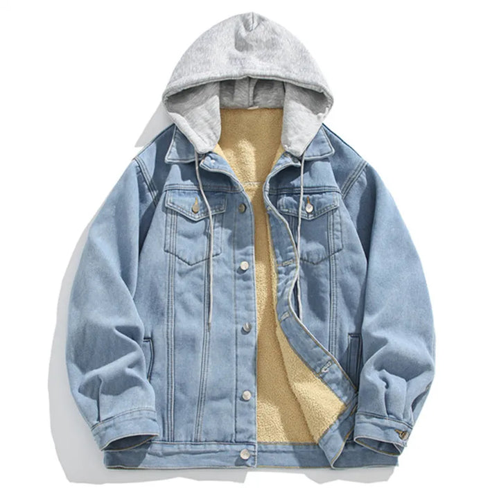 The Jordan Hooded Denim Jacket