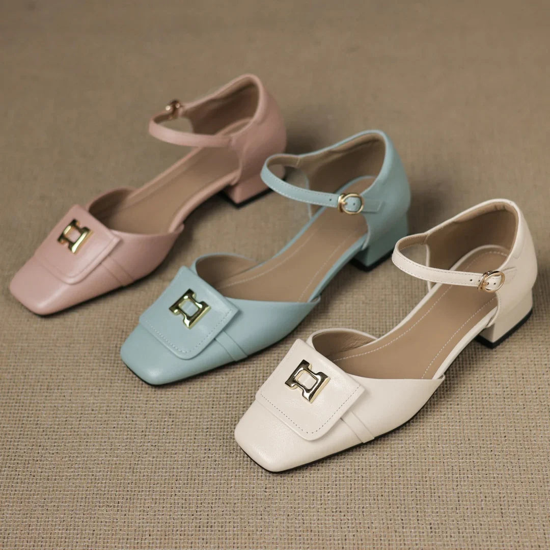 Rachel Block Heel Pump
